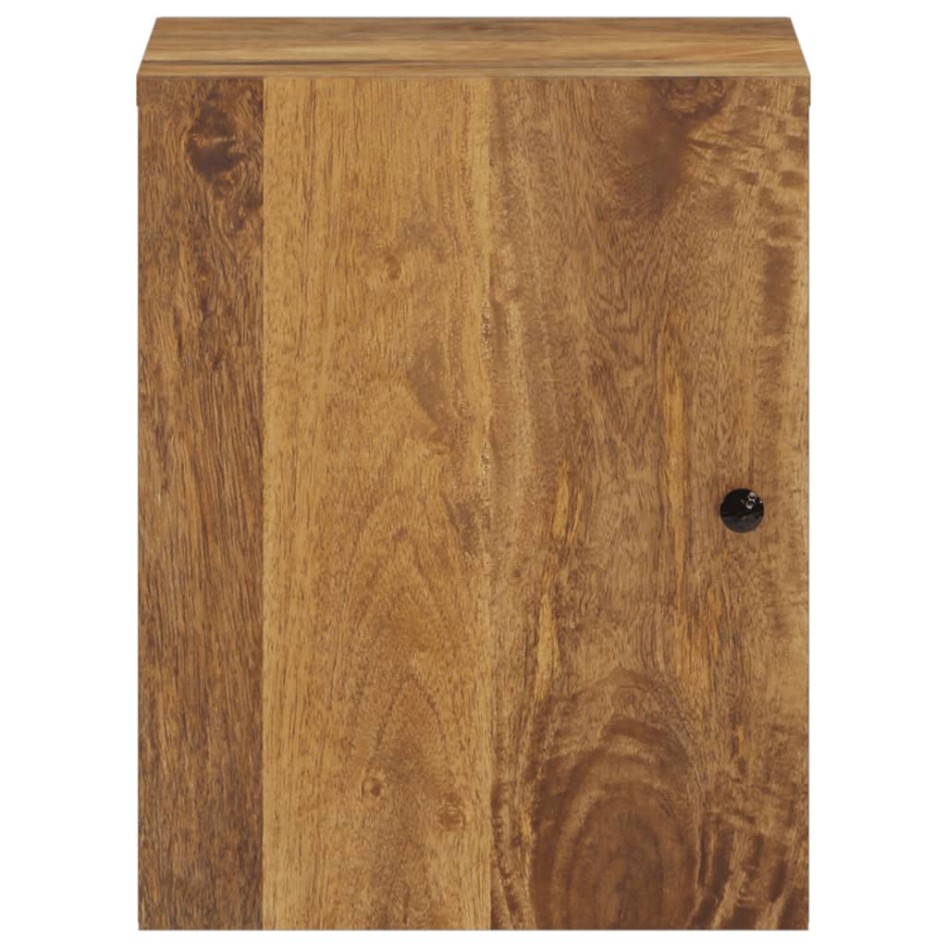 Armario de baño de pared madera maciza de mango 38x33x48