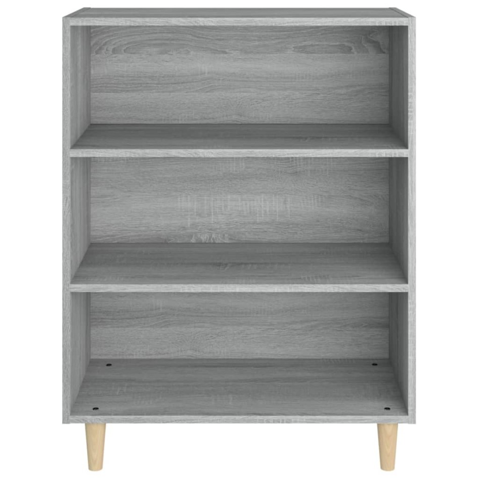 Aparador de madera contrachapada gris Sonoma 69,5x32,5x90