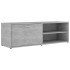 Mueble de TV madera contrachapada gris hormigón 120x34x37