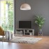 Mueble de TV madera contrachapada gris hormigón 120x34x37