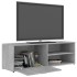 Mueble de TV madera contrachapada gris hormigón 120x34x37