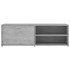 Mueble de TV madera contrachapada gris hormigón 120x34x37