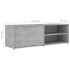 Mueble de TV madera contrachapada gris hormigón 120x34x37