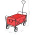 Carrito de mano plegable de acero color