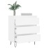 Aparador de madera contrachapada blanco 60x35x70