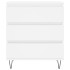 Aparador de madera contrachapada blanco 60x35x70