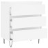 Aparador de madera contrachapada blanco 60x35x70