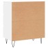 Aparador de madera contrachapada blanco 60x35x70