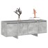 Mueble de TV madera contrachapada gris hormigón 120x30x40,5