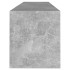 Mueble de TV madera contrachapada gris hormigón 120x30x40,5