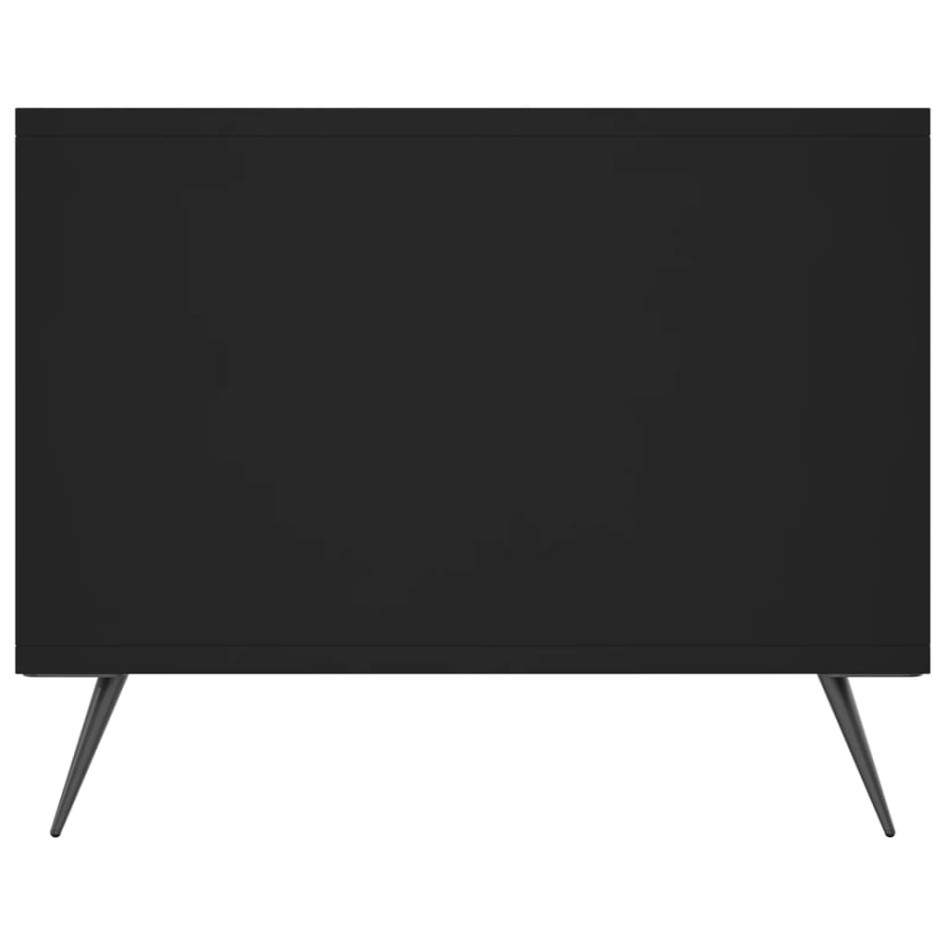 Mesa de centro madera contrachapada negro 102x50x40