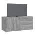Mueble de TV madera contrachapada gris Sonoma 80x34x36
