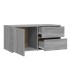 Mueble de TV madera contrachapada gris Sonoma 80x34x36