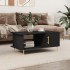 Mesa de centro madera contrachapada negro 90x50x40