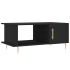 Mesa de centro madera contrachapada negro 90x50x40