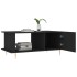Mesa de centro madera contrachapada negro 90x50x40