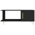 Mesa de centro madera contrachapada negro 90x50x40
