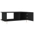 Mesa de centro madera contrachapada negro 90x50x40