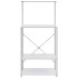 Armario para microondas madera ingeniería blanco 60x39,6x123