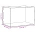 Caja de exposición acrílico transparente 56x36x37