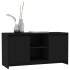 Mueble para TV madera contrachapada negro 102x37,5x52,5