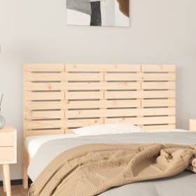 Cabecero de cama de pared madera maciza de pino 126x3x63