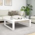 Mesa de centro madera contrachapada blanco 100x100x35