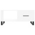 Mesa de centro madera contrachapada blanco 90x50x40