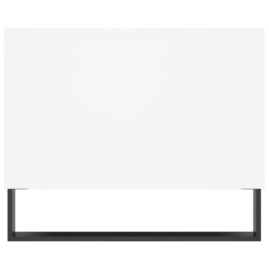 Mesa de centro madera contrachapada blanco 90x50x40