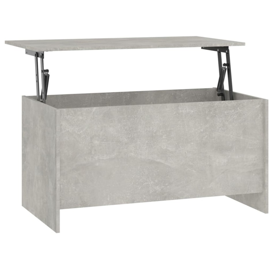 Mesa de centro madera ingeniería gris hormigón 102x55,5x52,5