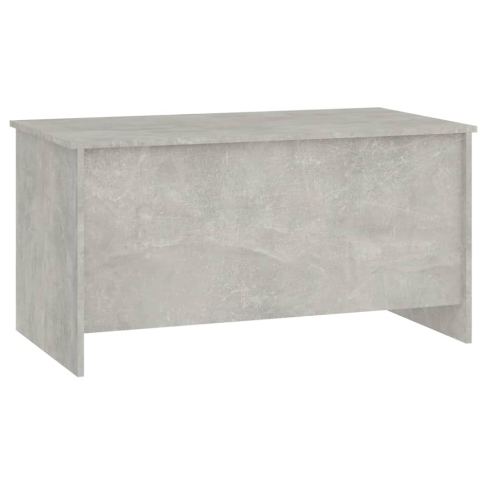 Mesa de centro madera ingeniería gris hormigón 102x55,5x52,5
