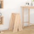 Taburetes 2 unidades madera maciza de pino 40x40x75