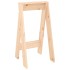 Taburetes 2 unidades madera maciza de pino 40x40x75