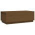 Mesa de centro madera maciza de pino marrón miel 100x50x35