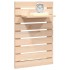 Estantes mesitas de pared 2 uds madera maciza de