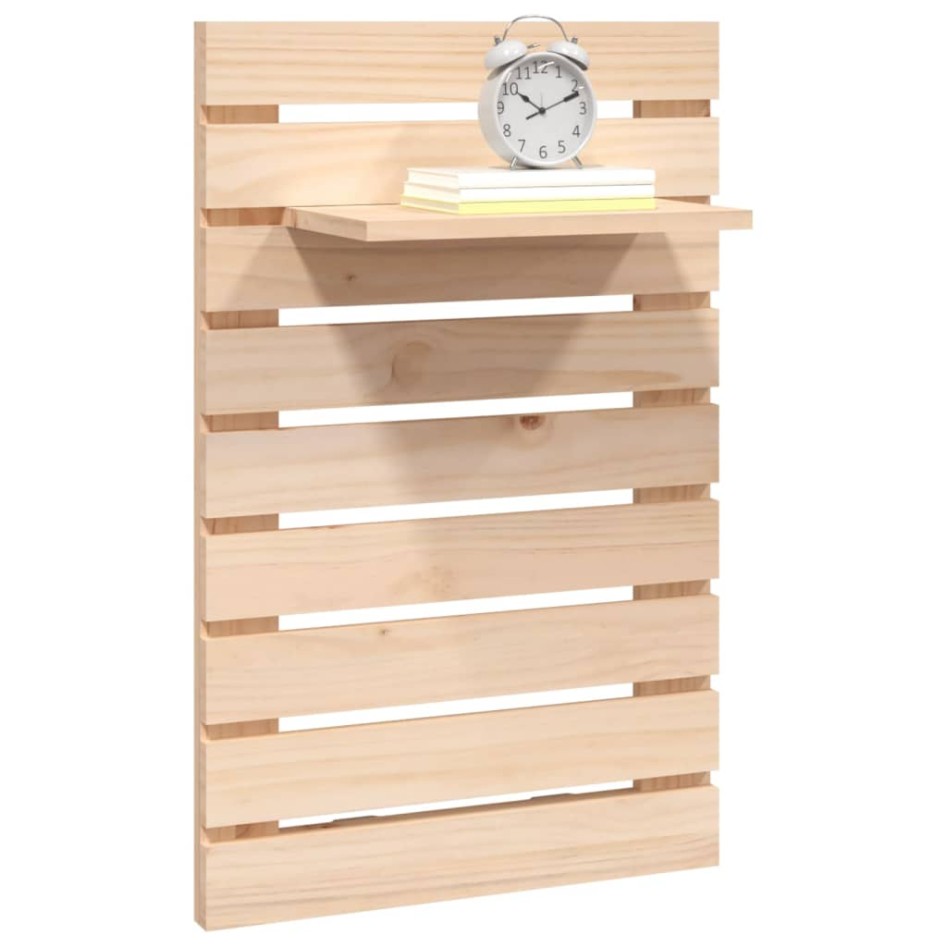 Estantes mesitas de pared 2 uds madera maciza de