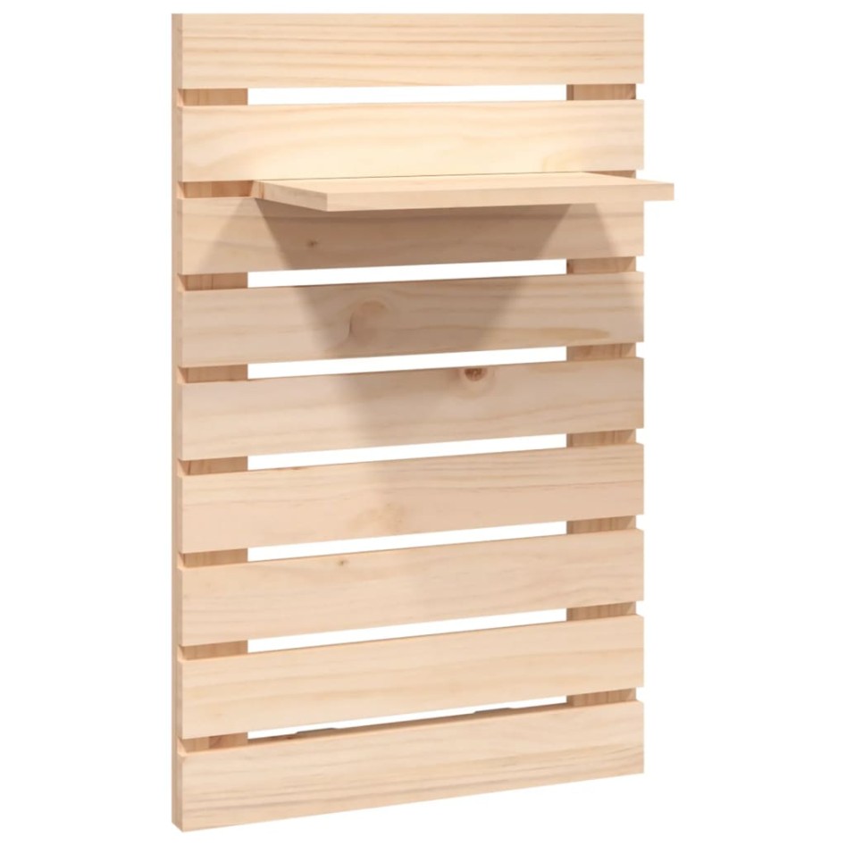 Estantes mesitas de pared 2 uds madera maciza de