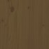 Mesa de centro madera maciza de pino marrón miel 80x55x40,5