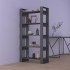 Estantería/divisor de espacios madera maciza gris 80x35x160