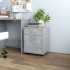 Armario ruedas madera contrachapada gris hormigón 45x38x54