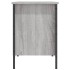 Zapatero madera de ingeniería gris Sonoma 131x35x50