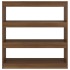 Estantería/divisor de espacios roble marrón 100x30x103
