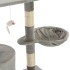 Rascador para gatos con poste de sisal 138 cm