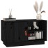 Mueble de TV de madera maciza de pino negro 70x34x40