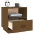 Mesitas de noche 2 uds madera de pino marrón miel 40x34x45