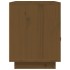 Mesitas de noche 2 uds madera de pino marrón miel 40x34x45