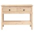 Mesa consola madera maciza de pino 100x35x75