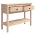 Mesa consola madera maciza de pino 100x35x75