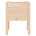 Jardinera 2 unidades madera maciza de pino 40x40x52,5