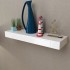 Estantes de pared flotantes con cajones 2 uds blanco 80